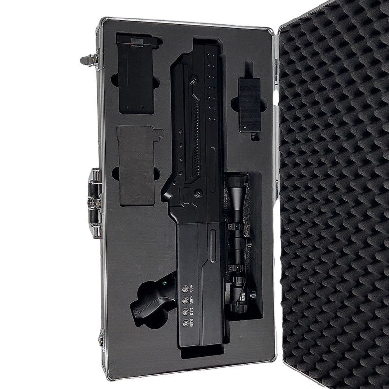  曲水手持便携式枪型低空防御反制四通道B型